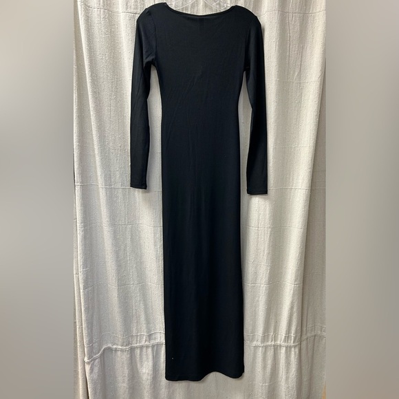 Skims/ NWT/PETITE LONG SLEEVE DRESS/ Soft Lounge Long Sleeve Dress / black M/P - Picture 5 of 9